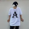 Men's T Shirts Men's Casual Loose Fit T-shirt Black Summer Short Sleeve Tops Korean Style Vintage Tees Shirt