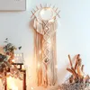 Wandtapijten Macrame Muur Opknoping Boze Oog Dromenvanger Kamer Decor Kristal Stenen Hanger Boho Geweven Voor Slaapkamer Thuis Decoration257y