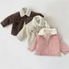 Jackor barn täcka varm höst vinter flicka pojke baby kläder barn sport kostym kläder mode småbarn kläder 220912