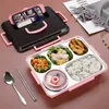 Portable Lunch Box Stainless Steel Food Container For Kids Insulated Lunch Snack Storage Leak-Proof Bento Boxes 20220913 E3