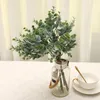 Fleurs décoratives Entretien facile Centres de table écologiques Eucalyptus artificiel Décor à la maison