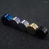 Orecchini a bottone rotondi bellissimo cerchio non penetrante 2 pezzi forte magnete magnetico clip per orecchio da uomo circa 6 mm/8 mm/10 mm/12 mm 5 colori ragazze