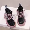 Boots Winter Children Leather Martin Martin Boots Kids Snow Brand Girls Rubber Fashion Sneaker Shoes 220913