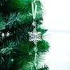Weihnachtsdekorationen Baum Transparente Elch Schneeflocke Dekoration für Home Party Hochzeit Ornament Kinder Hängende Anhänger Weihnachtsgeschenke L220912
