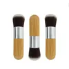 احتراف Bamboo Foundation Brush Powder Contailer Blush Liquid Foundation Blush Angled Flat Base Commetics Fy5572 913