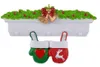 Ornements de noël décorations quarantaine survivant résine ornement jouets créatifs cadeau arbre décor masque bonhomme de neige famille aseptisée