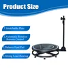 360 Po Booth Rotating Machine for Events Parties Automatic Spin Selfie Platform Display Stand with custom made logo2186