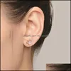 Stud Trendy Cute Cat Paw Pendientes para mujer Fashiong Rose Gold Earring Pink Claw Print Bear And Dog Stud Mjfashion 1