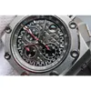 JF 26568 Limited Edition Montre de Luxe 3126 Ruch Watches Titanium Metal Watchcase Ceramic Silikon Designer