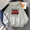 Mens Hoodies Moletons Anime Inicial D Hoodie JDM Japonês Automotivo Miata MX5 Impresso Hoody Mulheres Crewneck Moletons Homens Manga Longa Pulôver Tops 220912