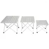 Table de Camping pliante Portable en alliage d'aluminium, mobilier de Camping, bureau de randonnée pliable en plein air, voyage pique-nique S M L