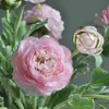 Faux Floral Verdure 1Pcs Fleur Artificielle Soie Rose Pivoine 52Cm Faux Bouquet De Plantes Pour La Maison De Mariage Hôtel Table Fenêtre Décoration Accessoires J220906