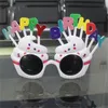 Compleanno occhiali divertenti creativi festa felice per bambini oggetti di scena decorazione torta forma vestire