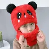 Bandanas 1pccool Goede kwaliteit Warm zachte kinderen Beanies Cap Hat Herfst Winter Teuter Kinderen Cute Panda voor jongensmeisje