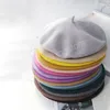 Bérets casquettes pour femmes laine chapeau solide multicolore femmes chapeaux hiver automne grande taille Beanie Skullies Cap Chapeau Femme