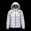 Parka de inverno nova jaqueta masculina quente engrossada moda ao ar livre casacos populares puffer jaquetas simples cor sólida com chapéu multicolorido