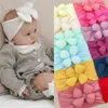 Saç Aksesuarları Erkekler Bowknot Headwear Head Band bebek streç saç bandı yürümeye başlayan bebek kızlar bebek kızlar bakım çantası yaylar kız baş sargısı