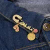 Personalized Fixed Accessories Clothes Neckline Button Pin Pink Rhinestone Ankle Pendant Anti - Empty Brooch