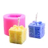 Outros artes e of￭cios Silicone Mold Christmas Gift Candle Mold Aroma Candle Gypsum Moldes para sab￣o DIY 20220913 E3