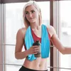 Bandanas Cool Towel, super kühlende Mikrofaser-Handtücher mit Silikonhülle, Sport für Fitnessstudio, Workout, sofort im Freien