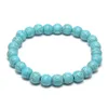 Charm Bracelets Wholesale Natural Lava Stone Turquoise Prayer Beads Charms Bracelets Anti-Fatigue Volcanic Rock Fashion D Carshop2006 Dhlfc