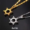 Pendanthalsband Jewish Jewelry Crystal Star of David Necklace for Women Gold/Silver Colo Cubic Zirconia Gift P102