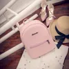 College Wind Mini Borsa a tracolla PU in pelle Fashion girl zaino piccolo color caramella Borsa da donna