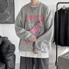 Männer Hoodies Sweatshirts Übergroße Mode Cartoon Grafik Casual O Hals Koreanische Männliche Streetwear Pullover Kleidung 220913