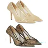 fashion Dress Shoes Sexy Lace Butterfly High Heeled Stilettos Evening Dresss with Rheinstone Summer Shoess