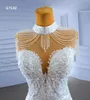 Suknie ślubne syreny haft haftowane ukochane sukienki z ogonem Kobiety ślubne urocze SM67532