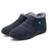 Boots Waterproof Winter Men Shoes Warm Fur Slip On Sneakers Comfortable Mens Sneaker Plush Male Footwear Work 220913