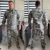 Costumes pour hommes Blazers Tactique Militaire Uniforme Camouflage Armée Hommes Vêtements Forces Spéciales Airsoft Soldat Formation Combat Veste Pantalon Costume Mâle 220912