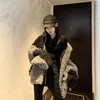 Trench da donna Cappotto da donna di alta qualità Stile coreano Moda Lana di agnello Caldo sciolto Aggiungi cotone per addensare i vestiti invernali
