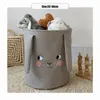 Storage Baskets Foldable Laundry Basket for Dirty Clothes for Kids Baby Children Toys Canvas Wasmand Large Storage Hamper Office Home Organizer 220912