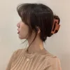 大ポニーテールサメヘアクリップ女性のための韓国爪クリップ太い髪土壌色カニヘアクリップバレッタ