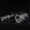 DHL Smoking Nails 25mm OD Clear Quartz Banger Beveled Edge with Glass Cap Ruby Pearls Set for Glass Water Pipes Bongs Dab Rigs