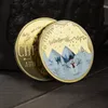 Crafts Christmas Commemorative Coin Party is voorstander van persoonlijkheid Cartoon Santa Claus Medaille Collectie CAVE CADEA