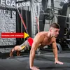 Opaski oporowe Elastyczne opaski poziome pręty Paski wiszące wiszące trening podciągania Pomocnicza siłę ramię fitness -40