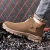 Boots European Standard High Top Safety Shoes Men Antismashing Antipiercing Work Wear Resistent mannelijk onverwoestbare 220913