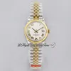 EWF 31mm 278273 ETA A2688 Automatic Ladies Watch Two Tone Yellow Gold White Roman Dial JubileeSteel Bracelet Super Edition Womens Same Series Card Puretime H8