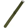 Bracelets de montre 22mm Nylon Toile Bracelet Unique Vert Boucle Ardillon Bracelet Bracelet Hommes Femmes Mode Montres Sangles Poignet Ceinture