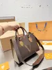 Sac Designer Handle Onthego Purse PM Handbag Tote Plat Shoulder Monograms Bag Bags Embossing Women Mummsy CrossBody On City The Go