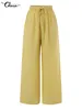 Pantalon de deux pièces pour femmes Celmia Femmes 2 PCS Ensembles Solide Mode Col à revers Chemise à manches longues et jambe large Pantalon long Ensembles Casual Loose Pocket Slit Suit 220913