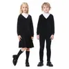 Famille correspondant tenues garçons filles velours col montant ensemble haut barboteuse famille correspondant vêtements enfants bébé adolescent automne hiver velours f7815625