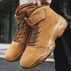 Boots Men Ankle Warm Plush For Snow Outdoor Winter Footwear Nonslip Plus Size Shoes 220913