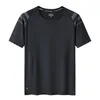 T-shirts pour hommes M-9XL T-shirts de course surdimensionnés pour hommes Compression à séchage rapide Sport Fitness Gym Jersey Vêtements de sport