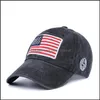 Casquettes de baseball mode Vintage coton lavé casquette patriotique Baseball chapeau de soleil hommes femmes brodé nous drapeaux chapeaux Drop Delive a culminé l'été