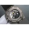 JF 26568 Limited Edition Montre de Luxe 3126 Ruch Watches Titanium Metal Watchcase Ceramic Silikon Designer