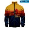 Men's Jackets Stop Staring At My Cock Zipper 3D Anime Zip Up Jacket Men Fashion Winter Long Sleeve Streetwear Casual Coats