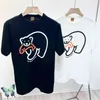 Men's T-Shirts Polar Bear Eating Fish Human Made Bamboo Cotton T-shirt T220913